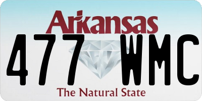 AR license plate 477WMC