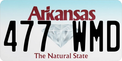 AR license plate 477WMD