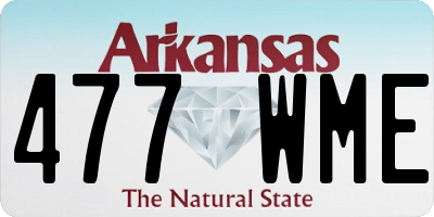 AR license plate 477WME