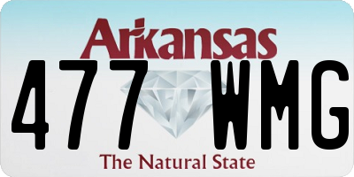 AR license plate 477WMG