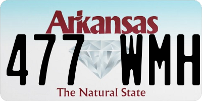 AR license plate 477WMH