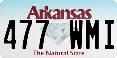 AR license plate 477WMI
