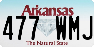AR license plate 477WMJ