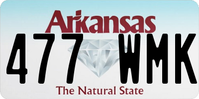 AR license plate 477WMK