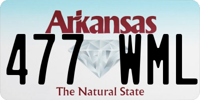 AR license plate 477WML