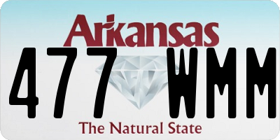 AR license plate 477WMM