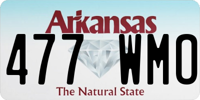 AR license plate 477WMO