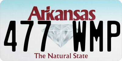 AR license plate 477WMP