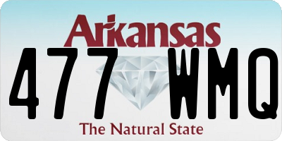 AR license plate 477WMQ