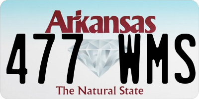 AR license plate 477WMS