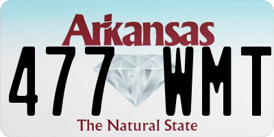AR license plate 477WMT