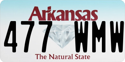 AR license plate 477WMW
