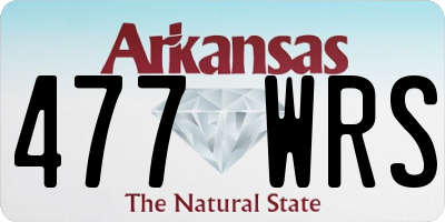 AR license plate 477WRS