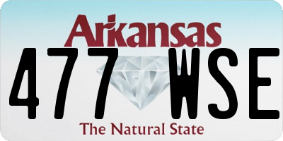 AR license plate 477WSE