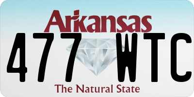 AR license plate 477WTC