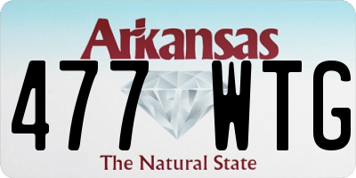 AR license plate 477WTG