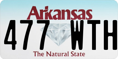 AR license plate 477WTH