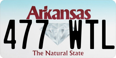 AR license plate 477WTL