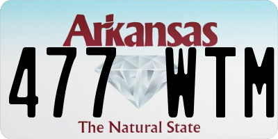 AR license plate 477WTM