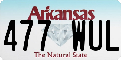 AR license plate 477WUL