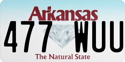 AR license plate 477WUU