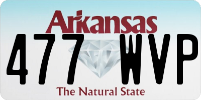 AR license plate 477WVP