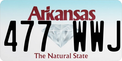 AR license plate 477WWJ