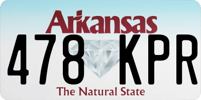 AR license plate 478KPR