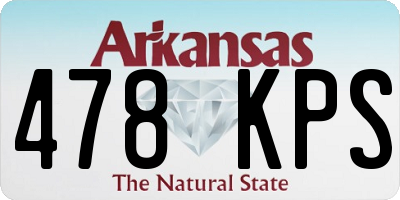 AR license plate 478KPS