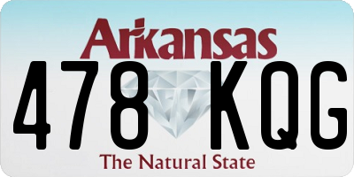 AR license plate 478KQG