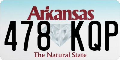 AR license plate 478KQP