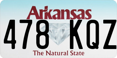 AR license plate 478KQZ