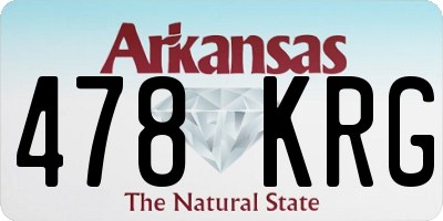 AR license plate 478KRG