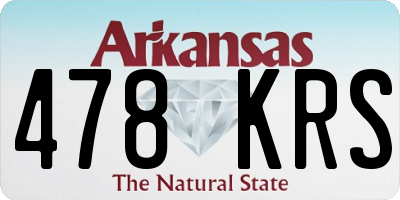 AR license plate 478KRS