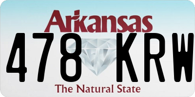 AR license plate 478KRW