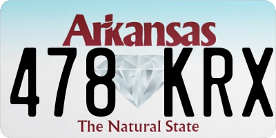AR license plate 478KRX