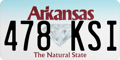 AR license plate 478KSI