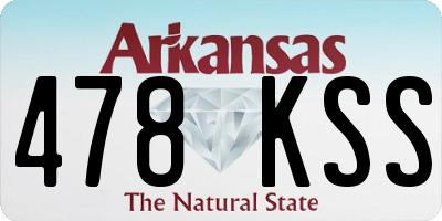 AR license plate 478KSS