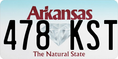 AR license plate 478KST