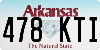 AR license plate 478KTI