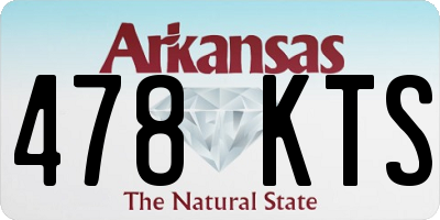 AR license plate 478KTS