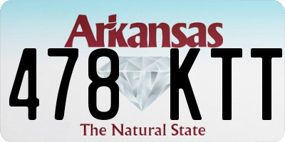 AR license plate 478KTT
