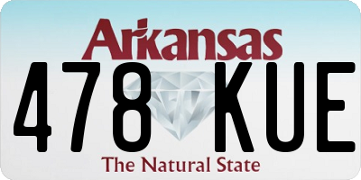 AR license plate 478KUE