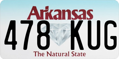 AR license plate 478KUG