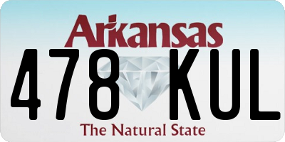AR license plate 478KUL