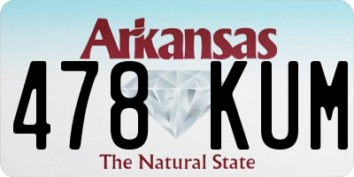 AR license plate 478KUM