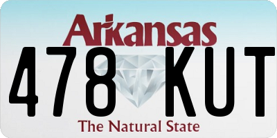 AR license plate 478KUT