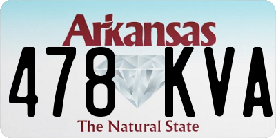 AR license plate 478KVA