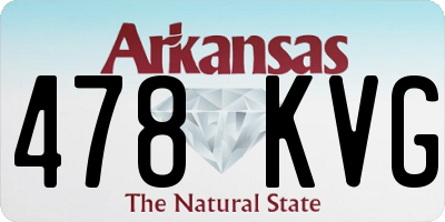 AR license plate 478KVG