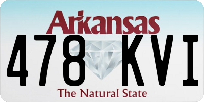 AR license plate 478KVI